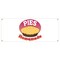 Signmission Pies Homemade Banner Heavy Duty 13 Oz Vinyl with Grommets Single Sided B-72 Pies Homemade - alternate 1